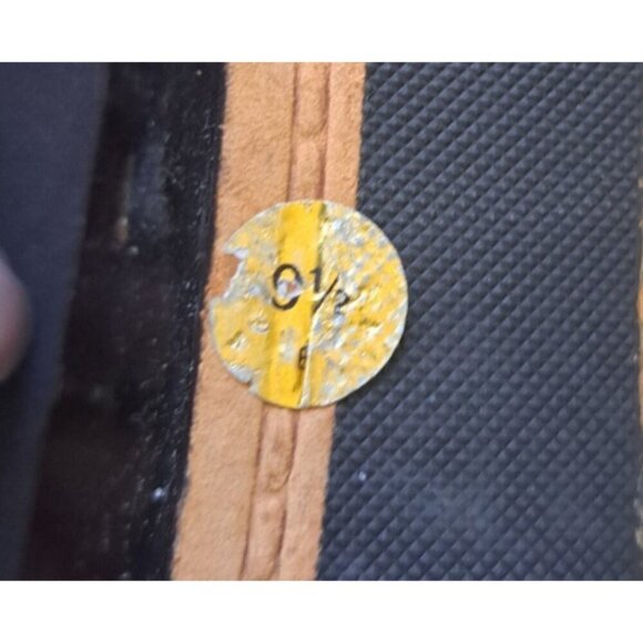 Bruno Magli Women's 9.5 Black Wedge Peep Toe Pumps 2" Heels - Picture 10 of 10